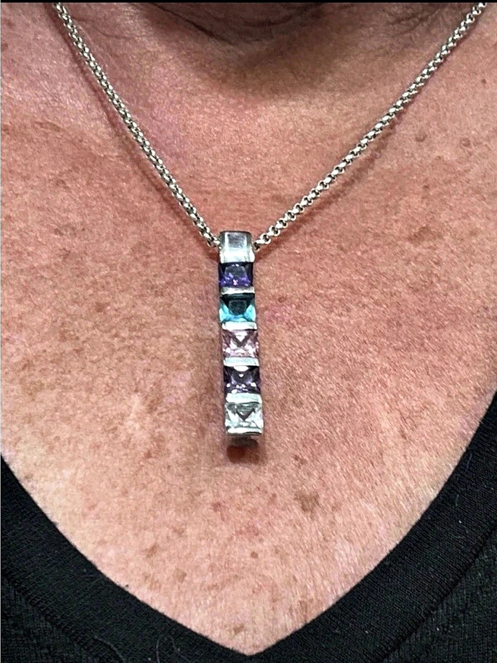 Multicolor Gemstone Pendant75
